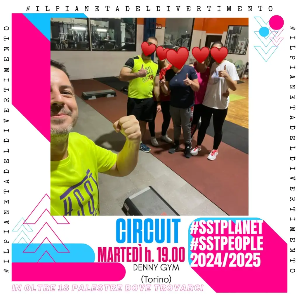 #MARTEDÌ ore 19.00
#CIRCUIT
@palestradennygym 
VIENICI A TROVARE!
#ilPIANETAdelDIVERTIMENTO 🩵
Powered by Vfit&funlife 🛸